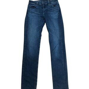 AG Adriano Goldschmied B-Type 01 Legging Ankle Jeans Size 26 x 28 Dark Wash EUC